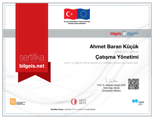 Çatışma Yönetimi Sertifika 313693 1