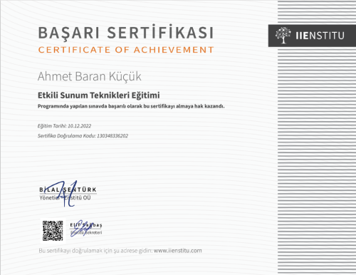 Etkili Sunum Teknikleri