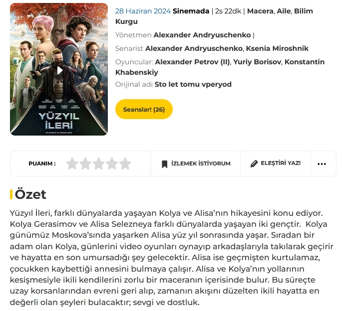 Vizyondaki Filmler (28 Haziran - 4 Temmuz)