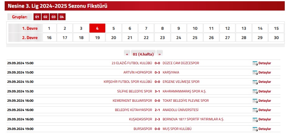 TFF 3.Lig 2024/2025 Sezonu