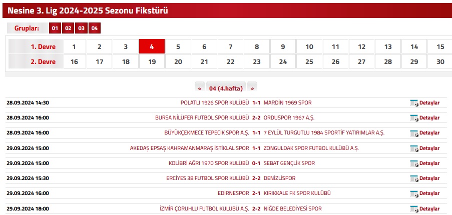 TFF 3.Lig 2024/2025 Sezonu