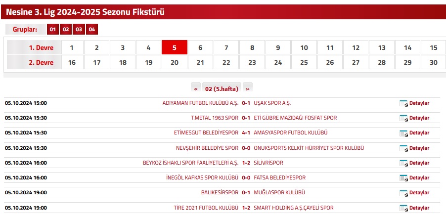 TFF 3.Lig 2024/2025 Sezonu