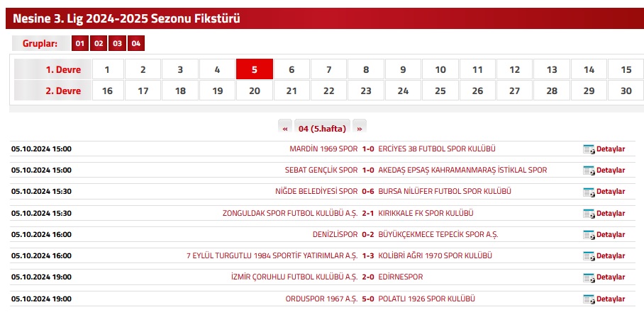 TFF 3.Lig 2024/2025 Sezonu