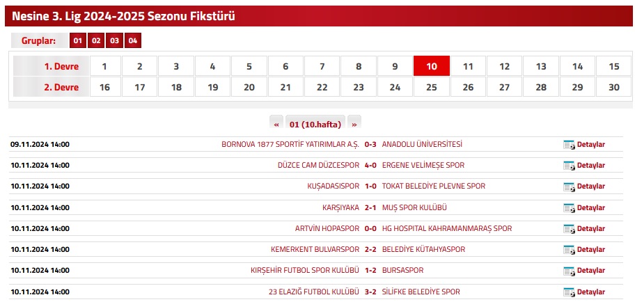 TFF 3.Lig 2024/2025 Sezonu